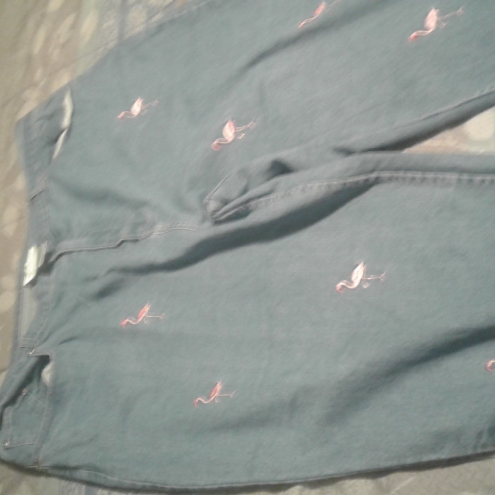 cropped denim